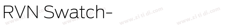 RVN Swatch字体转换